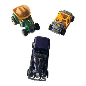 Vintage Collectible Hotwheel Cars Lot Mini Cooper, Cadillac and Matchbox Tractor